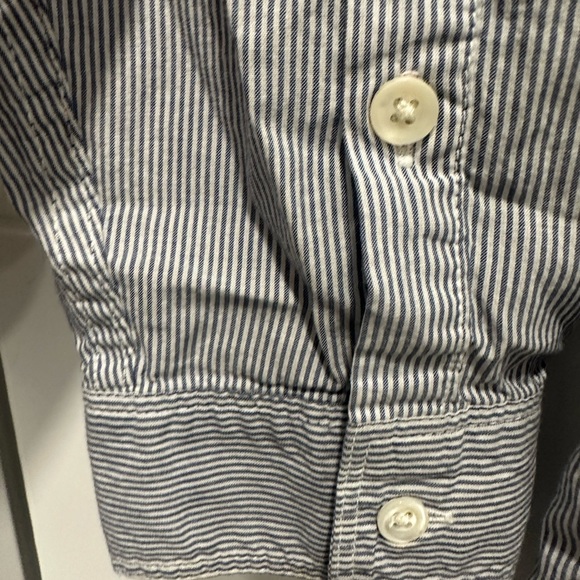 Light weight striped button up shirt. Great condition rarely worn. - Picture 4 of 4